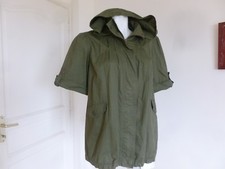 VESTE NEUVE D' ETE " ETAM " COUPE SAHARIENNE COTON VERT BRONZE  T.40 / 42