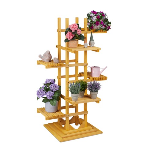 étagère plantes bois - Étagère,