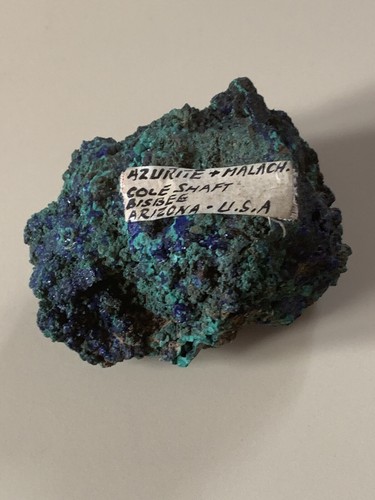 Malachite cristaux bleu - malachite, à