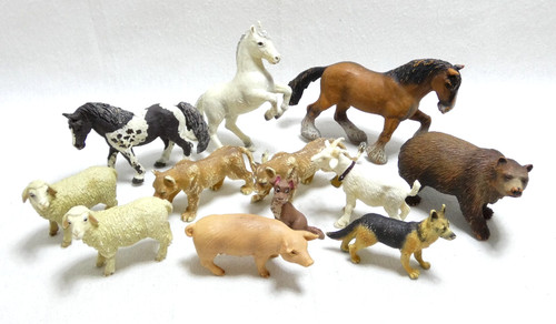 Bullyland lot animaux la - lot, 12