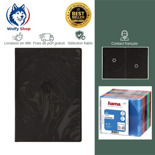 Hama boîtier dvd slim - boîtier,