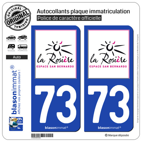 Autocollant plaque - 2,
