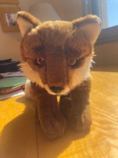 Renard roux en peluche marque