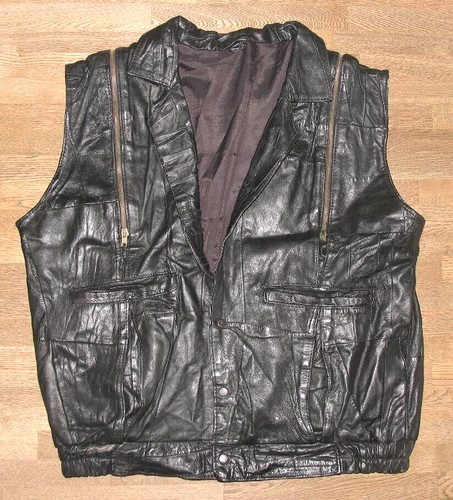Gilet cuir homme outdoor - homme,