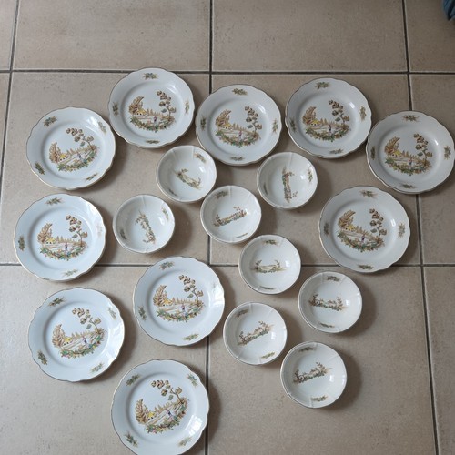 Lot bols 10 assiettes - 8,