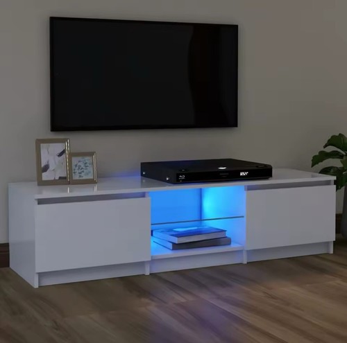 Meuble blanc avec - meuble, tv