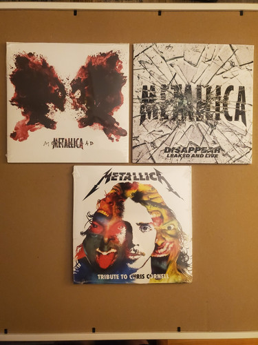 Metallica tour vinyles - metallica, 45