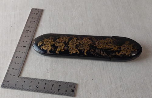 Ancien étui lunette en - étui, à