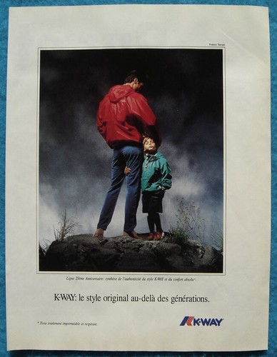 Publicité papier vêtements - papier,