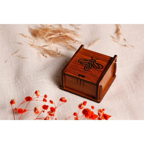 Petite boite bijoux - bijoux, bois