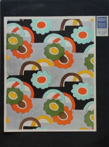 Art deco fleurs pochoir - art, fleurs,