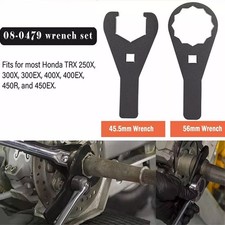45.5mm & 56mm ATV Axle Wrench Set For Honda TRX 250X, 300X, 300EX, 400X, 400EX