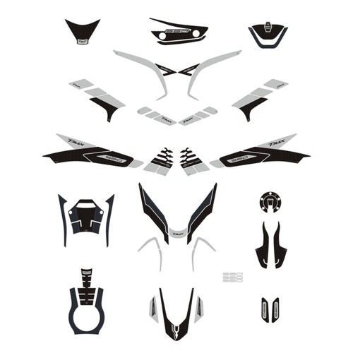 Kit autocollant argent - kit,