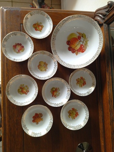 Ancien service dessert ou - ancien,