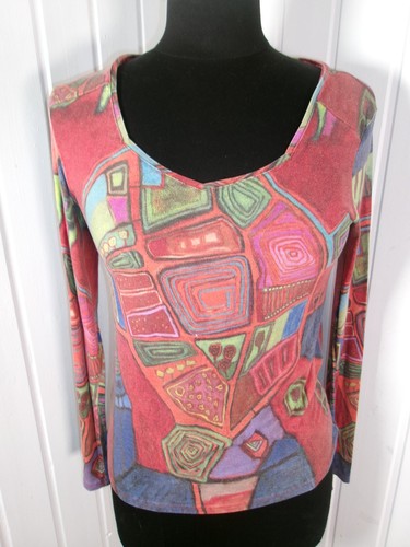 Y2k shirt viscose coloré - y2k, t-shirt