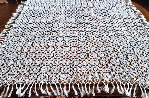 Nappe début xxe coton - nappe-, en