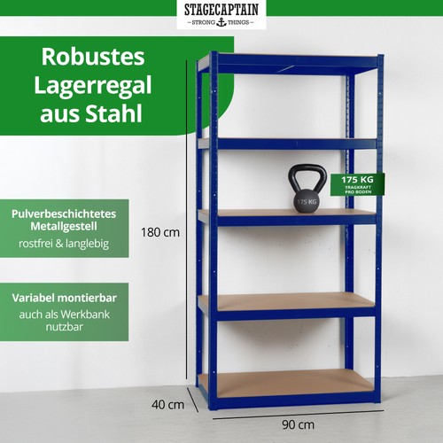 Rangement étagère atelier - 2x,