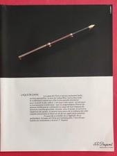 Press Advertising: S.T DUPONT China Lacquer Pen 1979