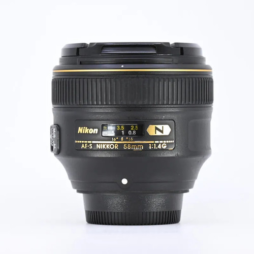 Nikon nikkor 58mm 1 - af-s, f/1.4