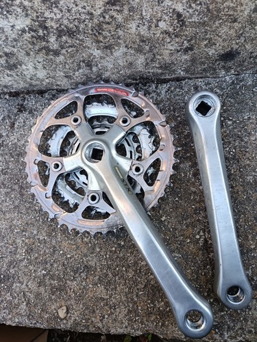 Pédalier shimano stx 175mm - pédalier, stx,175mm