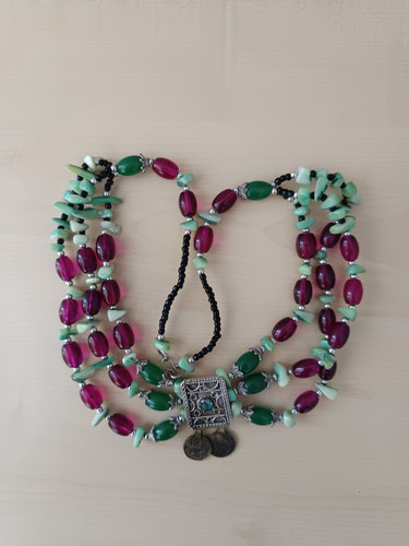 Ancien collier berbère - collier, berbère.