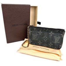 LOUIS VUITTON Card Key Case Pochette Cles Denim 0505