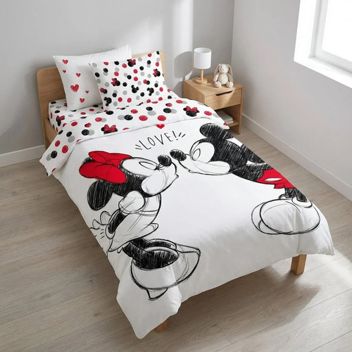 Parure lit minnie mickey - parure, et