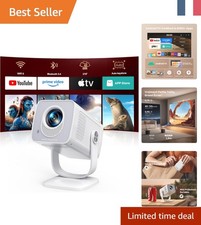 TOPTRO Mini Projecteur WiFi6
