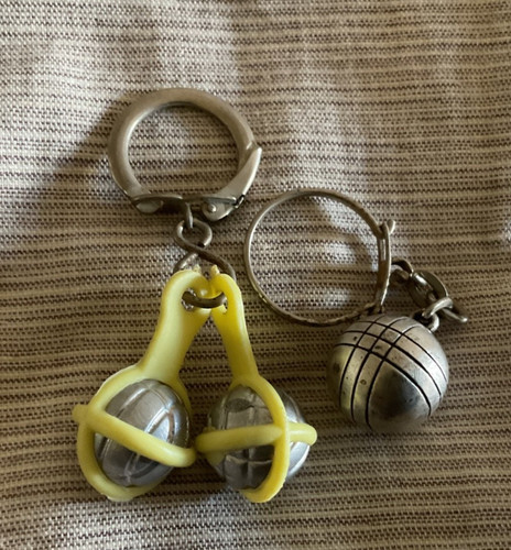 Porte clefs boules - porte, pétanque