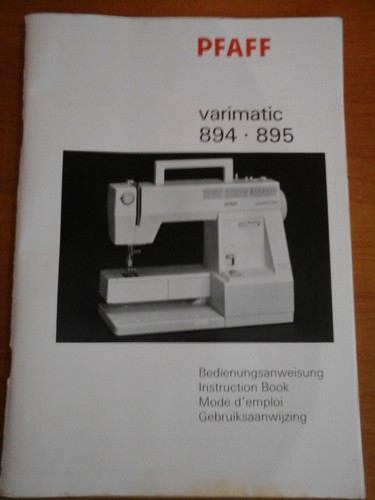 Mode emploi pfaff varimatic - ,