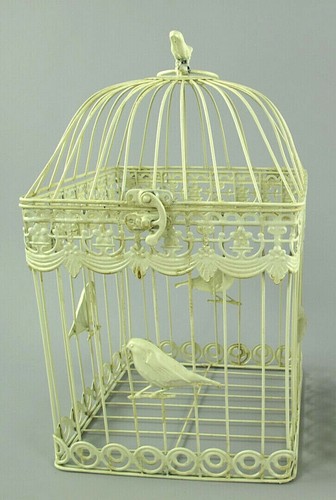 Cage oiseaux antique en - oiseaux,