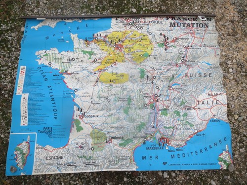 Carte scolaire ecole murale - ,