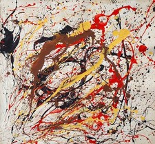 Pollock  toile peinte années