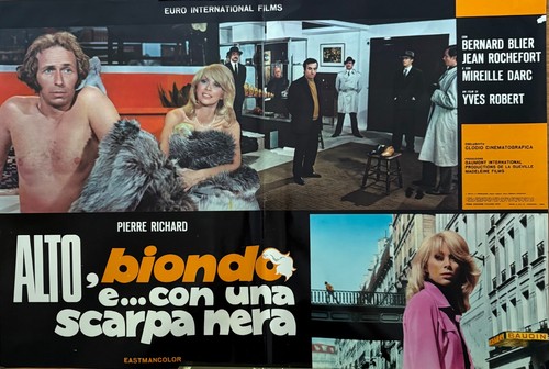 Grand blond avec - avec, une