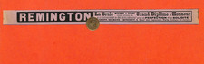 PARIS / REMINGTON TYPEWRITER / TYPE WRITER / ADVERTISING 1898