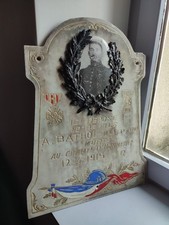 plaque soldat 1418 première guerre mondiale 