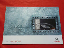 CITROEN DS3 "Racing" Sondermodell Prospekt Brochure Depliant Folleto von 2010