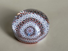 Saint-Louis 1988 presse-papier Sulfure Modèle Millefiori État proche du neuf