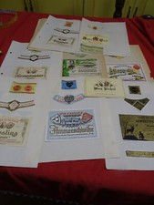 35piéces étiquettes vins