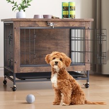 Caisse chien bois grand - caisse,