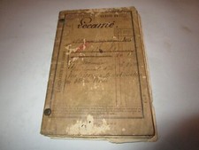 Livret militaire classe 1882