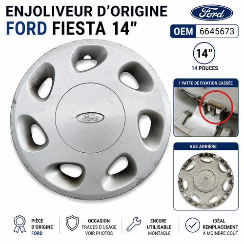 Enjoliveur origine ford - d’origine,