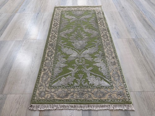 Tapis art déco laine noué - tapis,