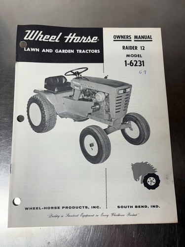 Original wheel horse raider - original,