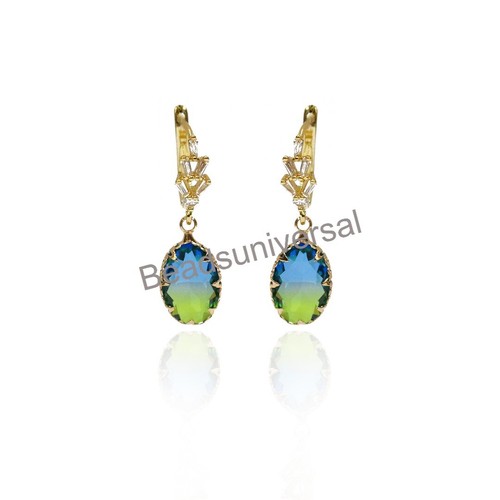 Ovale doublet gemme goutte - ovale,