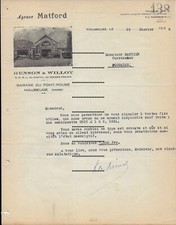 1936 : MAUBEUGE – LETTRE