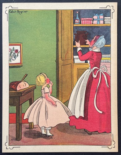 Gravure couleur ancienne - , de