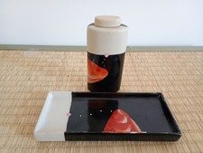 flacon et plateau en