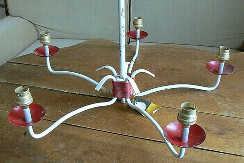 Lustre vintage métal - vintage,