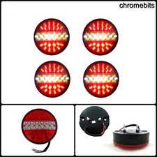 2 Paires 12V LED Queue Feux